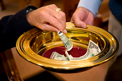 Photo of a Collection Plate - Fairmont Presbyterian Church